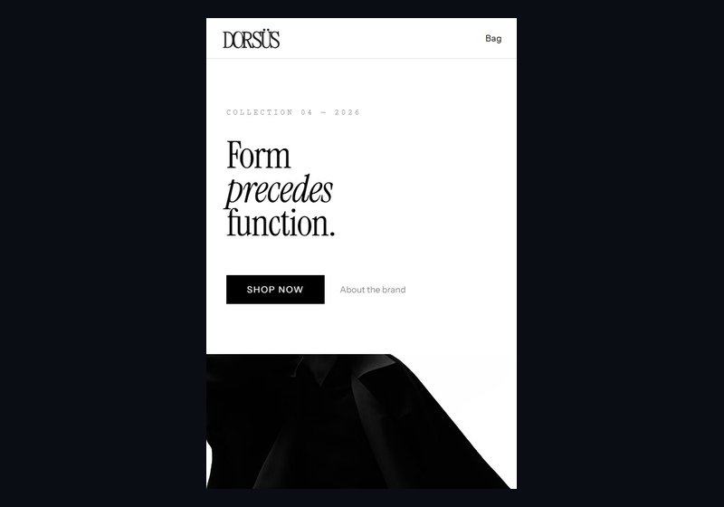 DORSÜS — Mobile Experience